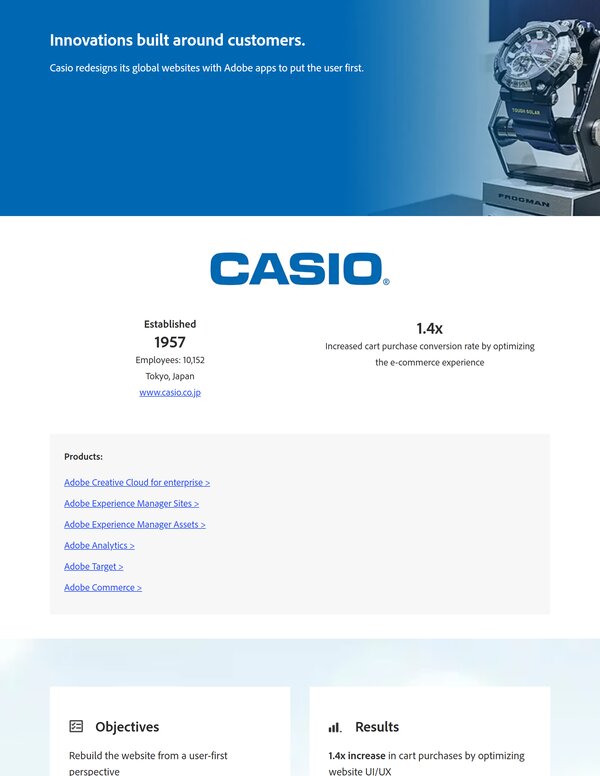 Casio（卡西歐）封面