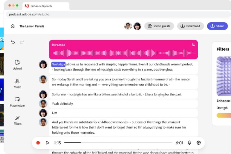 Adobe 推出全新 Podcast Studio Beta 版：革命性的音頻錄製與編輯工具