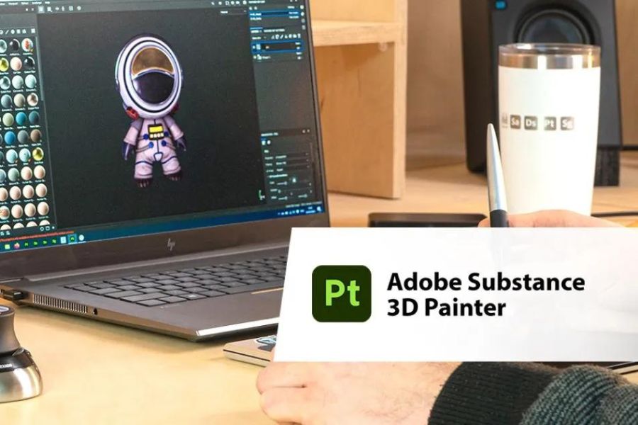 Substance 3D Painter 搭配 3Dconnexion 帶來全新創作體驗