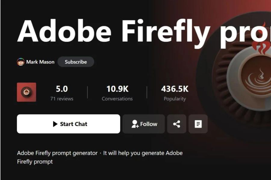Flow GPT推出Adobe Firefly提示生成器：提升創意流程的新利器