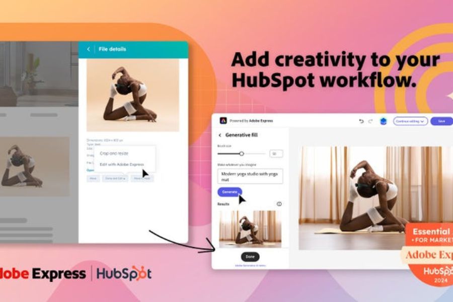 Adobe Express 獲 HubSpot 推薦為 2024 年行銷人員必備應用程式