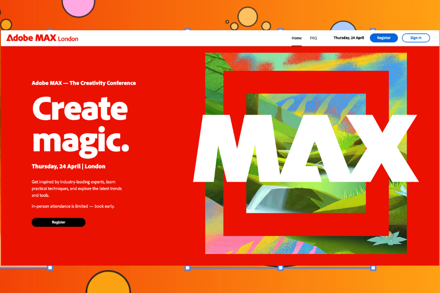 Adobe MAX 2025 倫敦站來了！創意人年度盛會即將啟動