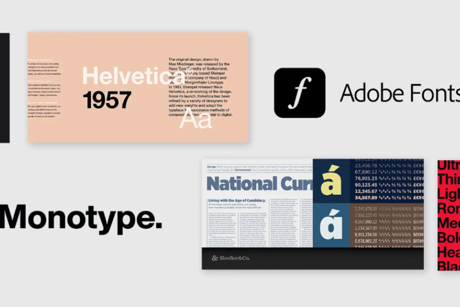 Adobe Fonts 擴增1,500款經典字體，創意無限延伸