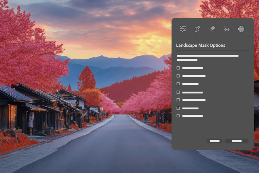 Adobe Lightroom Classic 推出「選取風景」功能 強化風景影像 AI 編輯效率