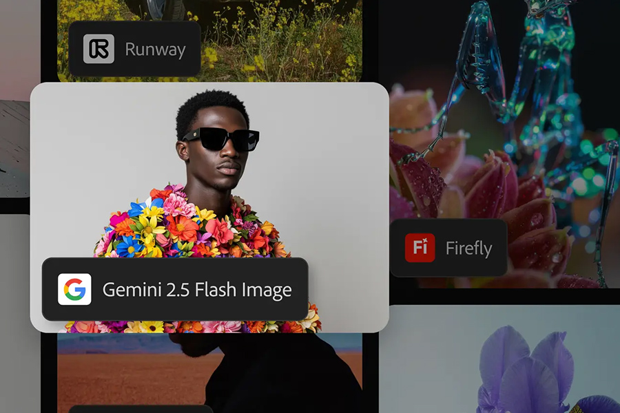 Adobe Firefly 與 Adobe Express 全新支援 Google Gemini 2.5 Flash Image 模型，創作效率再升級