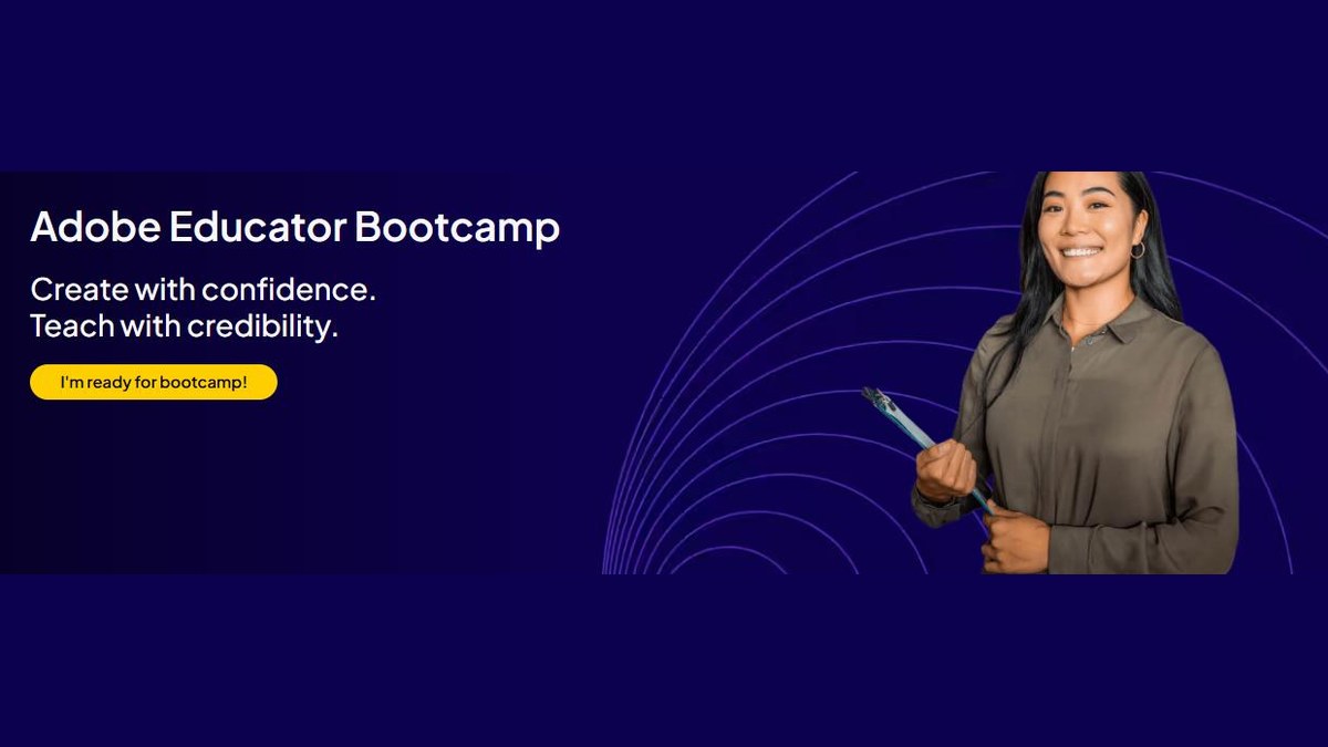 Adobe Educator Bootcamp 免費開課：教師可獲專業發展時數、數位徽章與免費認證考試