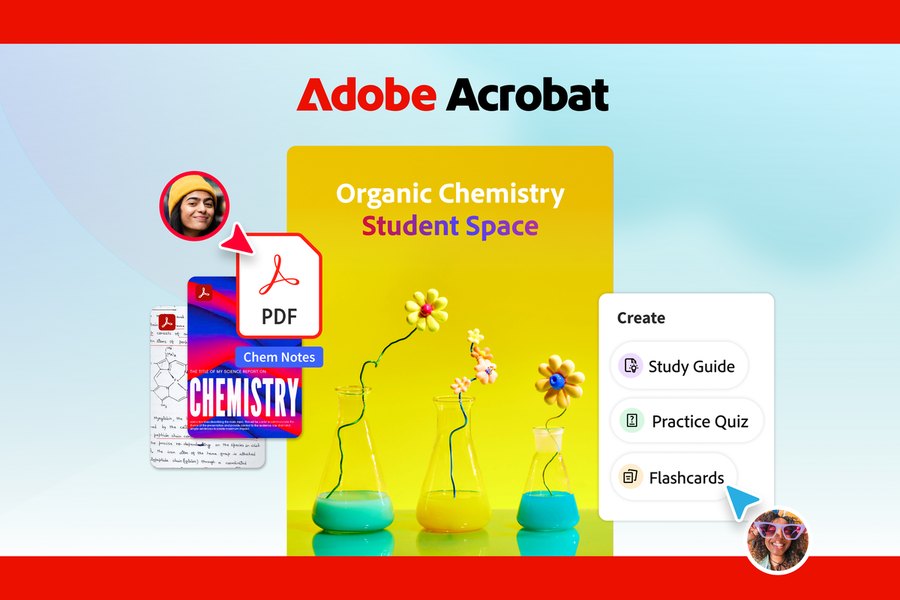 Acrobat 的 AI 學習中心 Student Spaces 正式全球開放，學生免費使用