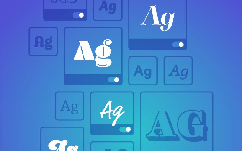 Adobe 字型產品示意